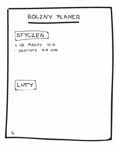 bullet journal planer  roczny